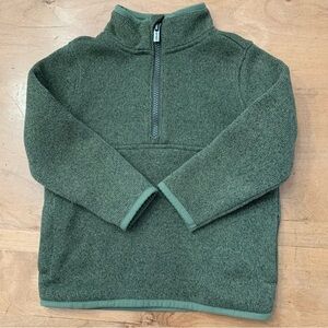 Kid’s Old Navy 1/2 Zip Green Sweater - 3T